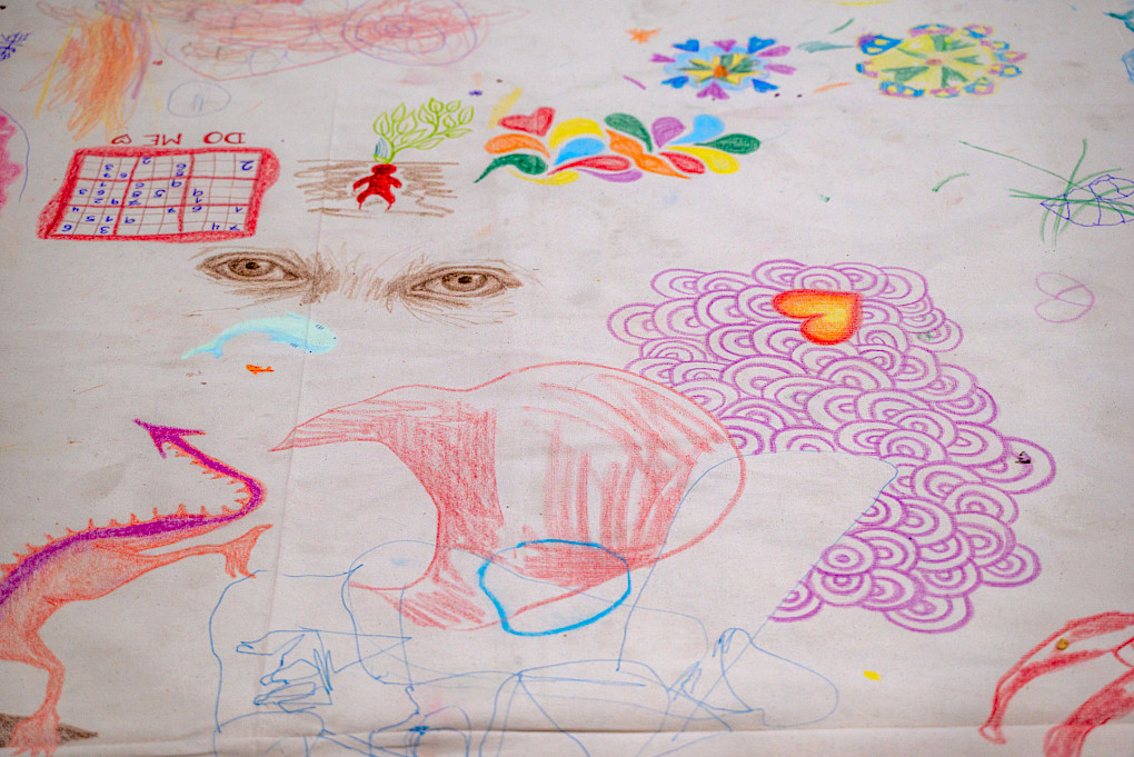 Social Mapping-Session bei SAVVY Contemporary, Berlin, Februar 2026. Oscar Murillo, 2026. Mit freundlicher Genehmigung des Künstlers. Photo Copyright: ©Matthew Hansen