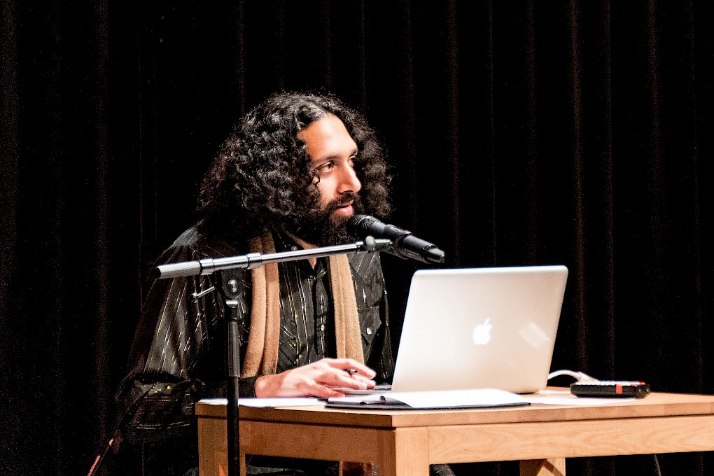Lecture by Sumanth Gopinath | Photo: Raisa Galofre