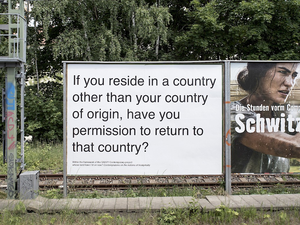 Meriç Algün: Billboards and Postcards. 2018 (Installation in Public Space in Berlin) | Photo: Marvin Systermans