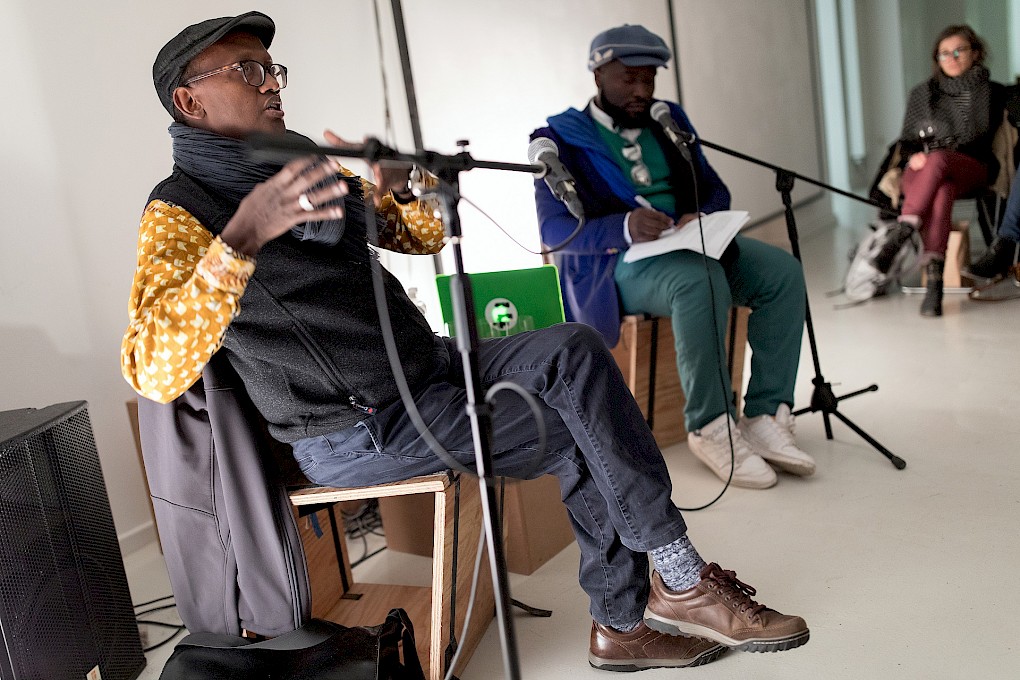 Reading with Abdourahman Waberi | Photo: Michael Setzpfandt