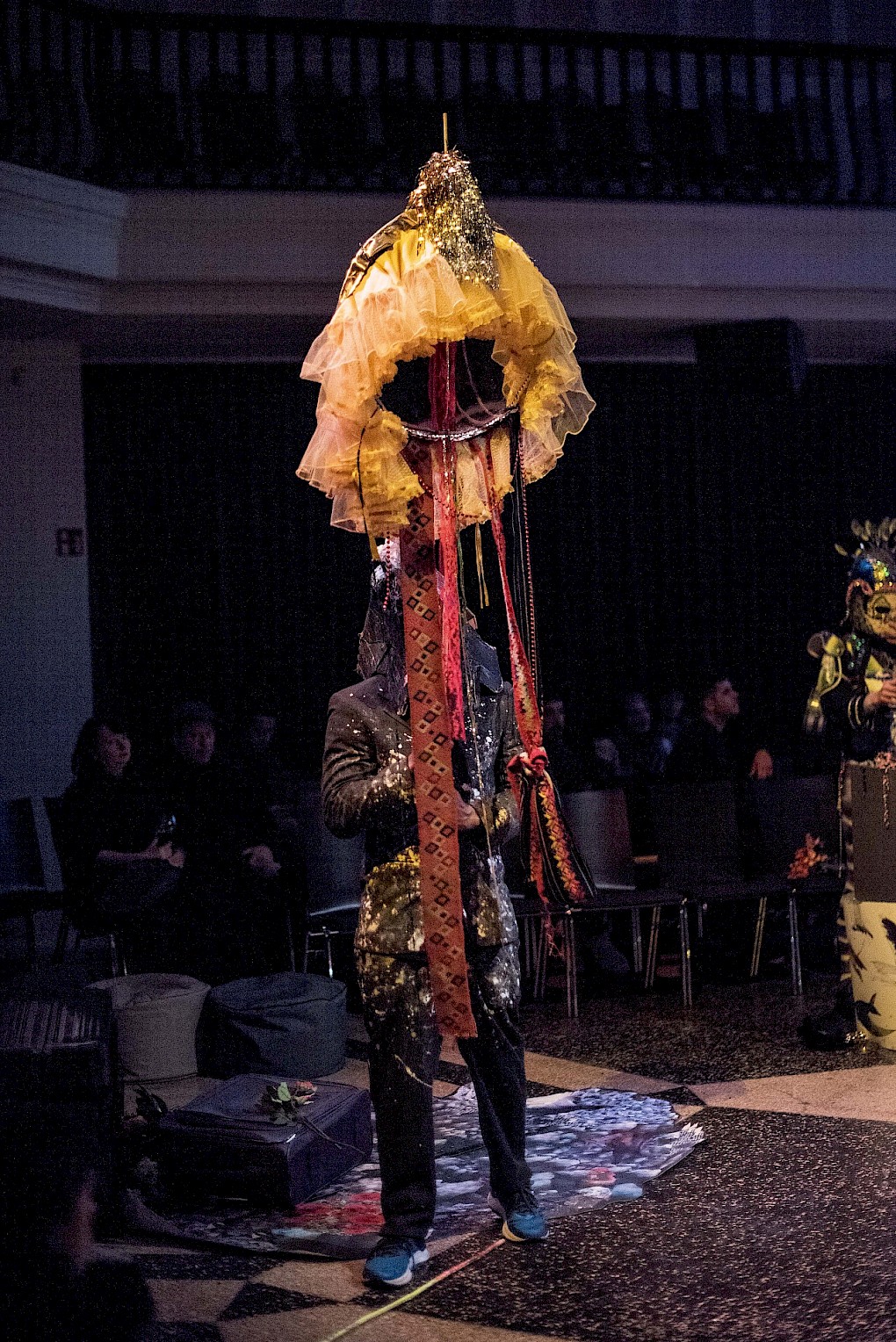 Incantations for Ecologies of Darkness: Performance by Valeria Montti Colque | Photo: Raisa Galofre