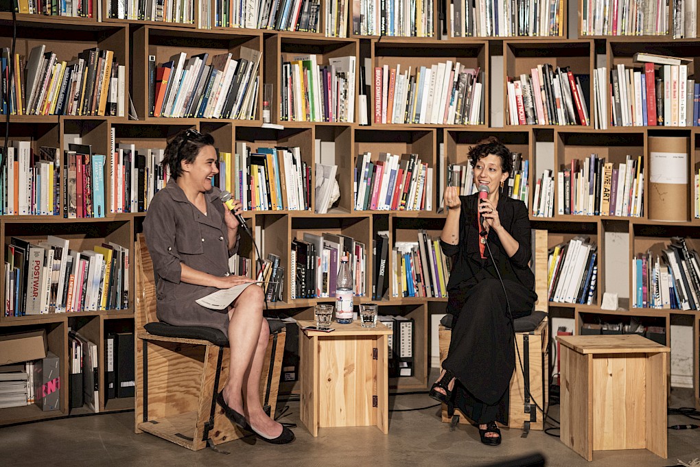 Alessandra Eramo in conversation with Kamila Metwaly | Photo: Marvin Systermans