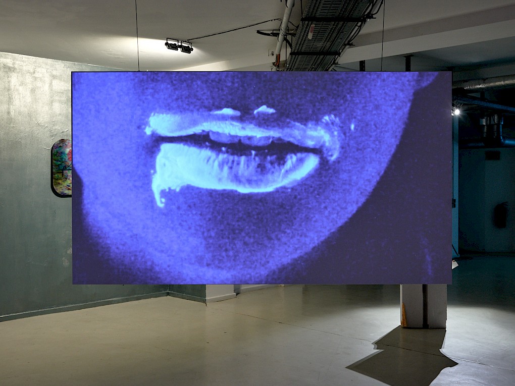 Julieta Aranda. Lip, Dip, Paint, Talk (Your Mouth Is Bleeding) | Photo: Hannes Wiedemann